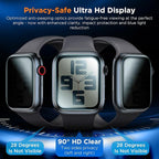 LK 4 Pack for Apple Watch Screen Protector 40mm Privacy, [Anti-Spy] Upgrade Soft TPU Film Apple Watch 40mm Screen Protector Series 6/5/4/SE, 3D Full Coverage, HD Ultra-thin Touch Sensitvie - Image 7