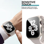 6 Pack Case for Apple Watch SE 3 (2025)/SE 2/SE/Series 6/5/4 44mm with Tempered Glass Screen Protector, Hard PC Ultra-Thin Scratch Resistant Protective Cover for iWatch 44mm Accessories - Image 2