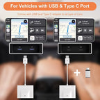 Wireless CarPlay Adapter for Apple iPhone IOS7+ Convert Wired to Wireless CarPlay Dongle, Wireless Car Play, Fit for Car with Factory CarPlay Since 2017, Plug and Play - Image 6