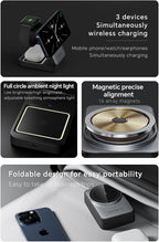 2026 Upgraded 3-in-1 Wireless Charger for iPhone,Travel Magnetic Charger Stand Nightlight Foldable Wireless Charging Station Compatible with Magsafe Charger&iPhone 17/16/15/14/13,Apple Watch&AirPods - Image 7