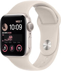 Apple Watch SE 2nd Gen (GPS, 40mm) - Starlight Case with Starlight Sport Band S/M (Renewed) by Amazon+Renewed