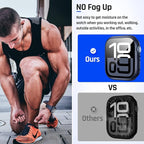Goton 2 in 1 Waterproof Case Compatible for Apple Watch Series 11/10 Screen Protector 46mm, 360 Protective Glass Face Cover Hard PC Bumper + Back Frame for iWatch Accessories 46 mm - Image 5