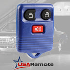 Key Fob fits 1998-2016 Ford Lincoln Mercury Mazda Keyless Entry Remote (Blue) - Image 2