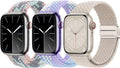 3 Pack Braided Sport Loop Band Compatible with Apple Watch Bands Ultra 3&2 1 49mm 46mm 45mm 44mm 42mm 41mm 40mm 38mm Men Women; Stretchy Nylon Solo Loop Strap for iWatch Series 11 10 9 8 7 6 SE 5 4 3 by Unknown
