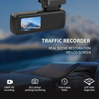 Front Dash Cam for Cars: 1080P Dash Camera Mini Front Dashcam with Car Camera 120° Wide Angle Super Night Vision 24 Hour Parking Monitor Loop Recording (Black) - Image 3