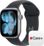 Apple Watch Series 11 [GPS 42mm] Smartwatch with Space Grey Aluminium Case with Black Sport Band - S/M. Sleep Score, Fitness Tracker, Health Monitoring with AppleCare+ (2 Years) by Apple