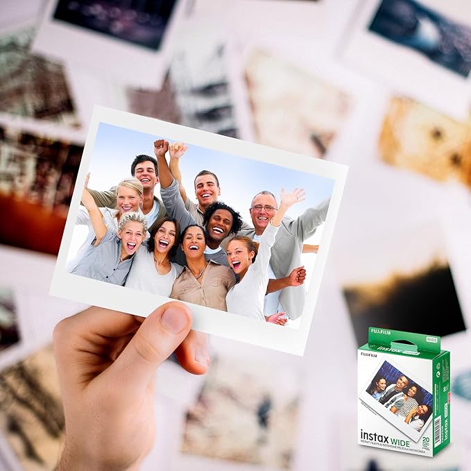 Fujifilm Instax Wide Instant Film Photo Microfiber Cloth – Compatible with Instax Wide 400, 300, 210, and 200 Cameras (80 Prints) - Image 5