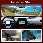 Car Dash Cam with Free 64GB TF Card, USB Dash Cam for Android Car Radio Mini Vehicle DVR Video Recorder GPS DVD 170° Wide Angle, Night Vision Dash Camera, Loop Recording ADAS LDWS FCWS - Image 3