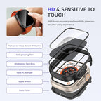 Goton Privacy Waterproof Case Compatible for Apple Watch Ultra 3/2/1 Screen Protector 49mm, Anti Spy Face Cover Back Bumper for iWatch Accessories - Image 7