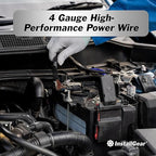 InstallGear 4 Gauge Wire (50ft) Copper Clad Aluminum CAA - Primary Automotive Wire, Car Amplifier Power and Ground Cable, Battery Cable, Car Audio Speaker Stereo, RV Trailer Wiring Welding Cable 4ga - Image 2