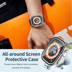 Waterproof Case for Apple Watch Ultra/Ultra 2 & 3 49mm,Built-in Tempered Glass Screen Protector,[Slim Guard PC Bumper] [Touch Sensitive] Full Protective Face Cover Compatible iWatch Accessories - Image 3