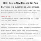 SUPALAND Remote Key Fob Replacement Fits for Ford Explorer Expedition 2018-2022 Edge 2017-2022 Escape Lincoln Navigator Aviator 2020-2022 Corsair Keyless Entry Remote Start 164-R8198 164-R8278 - Image 5
