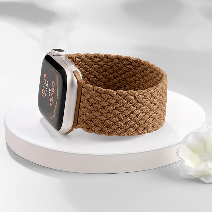 Zedoli Braided Solo Loop Bands Compatible with Apple Watch Band 38mm 40mm 41mm 42mm 44mm 45mm 46mm 49mm Women Men, Stretchy Nylon Sport Elastic Strap for iWatch Series 11 10 9 8 7 6 5 4 3 2 1 SE Ultra - Image 9