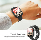 Diruite 2-Pack for Apple Watch Series 6/5/4/Series SE/SE 2/SE 3 40mm All-Around Screen Protector Case, Tempered Glass Screen Protector Case Ultra-Thin for iWatch 40mm Protection Cover - Black - Image 7