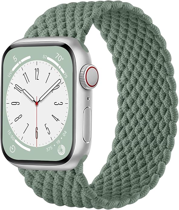 Zedoli Braided Solo Loop Bands Compatible with Apple Watch Band 38mm 40mm 41mm 42mm 44mm 45mm 46mm 49mm Women Men, Stretchy Nylon Sport Elastic Strap for iWatch Series 11 10 9 8 7 6 5 4 3 2 1 SE Ultra by HOME