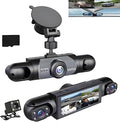 4 Channel Car Dash Cam 1080p Car Dvr with 64gb Memory Card, 360 Camera forCar, 24h Parking Mode, Seamless Loop Recording, Caron-Dash Mounted Cameras by Unknown