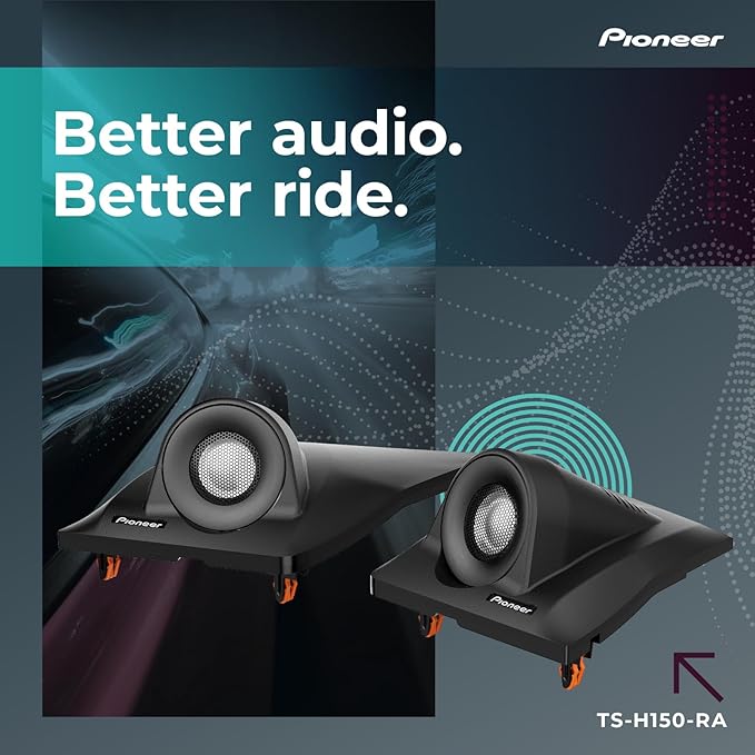 PIONEER TS-H150-RA N/A Speakers (Pair) – 180W Max (50 RMS), Unique Solution for Front-Stage Reinforcement - Image 2