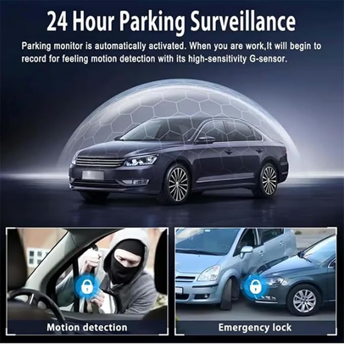 Wireless Full View Car Dashcam System, Mini HD Night Vision Dash Cam, 360° Full View Car Dashcam System-4 Channel Dash Cam for Cars Front/Rear/Left/Right (Normal Version+32G) - Image 5