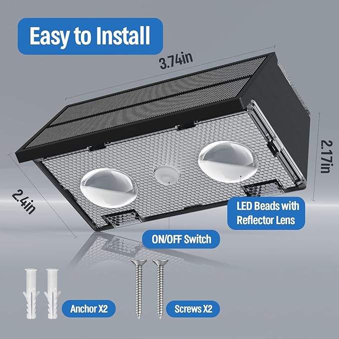 NIORSUN Solar Fence Lights,6 Pack Deck Light,Led Outdoor Lights 3000K/4500K/6000K+ RGB Up & Down Wall Lights Waterproof,Solar Powered Light for Backyard/Pool/Railing/Patio/Porch/Step Black - Image 5