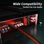 10 Gauge Wire 25FT Black Copper Clad Aluminum CCA Battery Cable, Primary Power/Ground Cable for Car Audio Speaker, RV Trailer, Amp, Inverter RV Truck, Marine, Solar Equipment, Translucent Jacket - Image 6