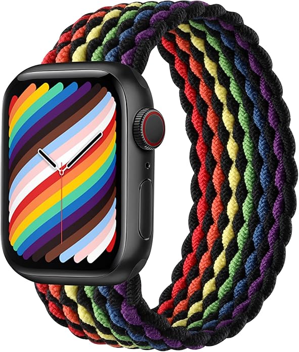 Zedoli Braided Solo Loop Bands Compatible with Apple Watch Band 38mm 40mm 41mm 42mm 44mm 45mm 46mm 49mm Women Men, Stretchy Nylon Sport Elastic Strap for iWatch Series 11 10 9 8 7 6 5 4 3 2 1 SE Ultra by HOME