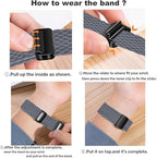 2Pcs Magnetic Braided for Apple Watch Band 41mm 40mm 45mm 44mm Ultra/3/2 49mm 38mm 46mm 42mm Women/Men,Stretchy Elastic Nylon Sport Loop Strap for iWatch Bands series 11 10 9 8 7 6 5 4 3 se 3/2 40 44 - Image 8
