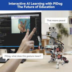 SunFounder PiDog AI Robot Dog Kit for Raspberry Pi 5/4/3B+/Zero 2W, Openclaw LLMs ChatGPT/Gemini/Grok, Voice&Video Recognition, Python, App, Battery, Gyroscope, Camera (RPI NOT Included) - Image 3