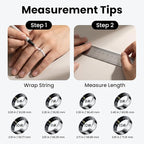 PAXAM Smart Ring for Women&Men 7-Day Battery,No Subscription Fee-Health/Activity Tracker with Sleep Monitor, Stress/HRV Tracking, Women's Health, iOS&Android Compatible (Silver, 11) - Image 3