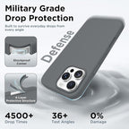 GolbinBox Magnetic for iPhone 16 Pro Max Case, Compatible with MagSafe, [Soft Anti-Scratch Microfiber Lining], Liquid Silicone Shockproof Protective Phone Case for iPhone 16 Pro Max, Deep Grey - Image 6