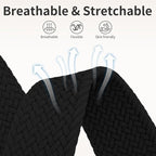 Braided Band Compatible with Apple Watch Bands 40mm 38mm 41mm 42mm 44mm 45mm 46mm 49mm, Magnetic Clasp Fabric Nylon Interlock Buckle Straps for iWatch Ultra Series 10/9/8/7/6/5/4/3/2/1/SE - Image 5