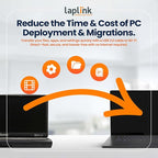 Laplink PCmover - Easy Migration of your Applications, Files and Settings from an Old PC to a New PC - Data Transfer Software with Optional Super Speed USB 3.0 Cable - Business Standard, 25 Licenses - Image 5