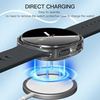 Suoman 3 Pack for Samsung Galaxy Watch 8 44mm Case, High Definition Clear Screen Protector, Full Around Electroplate Soft TPU Bumper Around Protective Case Cover -Clear - Image 4