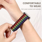 Zedoli Braided Solo Loop Bands Compatible with Apple Watch Band 38mm 40mm 41mm 42mm 44mm 45mm 46mm 49mm Women Men, Stretchy Nylon Sport Elastic Strap for iWatch Series 11 10 9 8 7 6 5 4 3 2 1 SE Ultra - Image 5