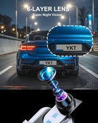 YKT 4K Mirror Dash Cam, Rear View Mirror Camera for Car with 2K Camera and 64GB Card, 10' Touch Screen Front and Rear Dashcam WiFi GPS, Night Vision, G-Sensor, Reverse Assist, 24H Parking Mode - Image 2