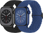 Braided Solo Loop Compatible with Apple Watch Band 38mm 40mm 41mm 42mm 44mm 45mm 46mm 49mm Women Men, Adjustable Stretchy Bands Elastic Sport Strap for iWatch Series 11 10 9 8 7 6 5 4 3 2 SE Ultra 3 2 by Butifacion