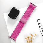 Braided Stretchy Band Compatible with Apple Watch Band 38mm 40mm 41mm 42mm 44mm 45mm 46mm 49mm Women Men, Adjustable Nylon Elastic Magnetic Clasp Strap for iWatch Series 10 9 8 7 6 5 4 3 2 1 SE Ultra - Image 4