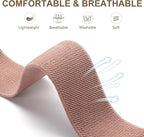 Easuny 5 Pack Stretchy Bands Compatible with Apple Watch 38mm 40mm 41mm 42mm 44mm 45mm 46mm Women, Elastic Fabric Nylon Strap Wristband for iWatch SE 3 2 1 Series 11 10 9 8 7 6 5 4 3 Boho Solo Loop - Image 3