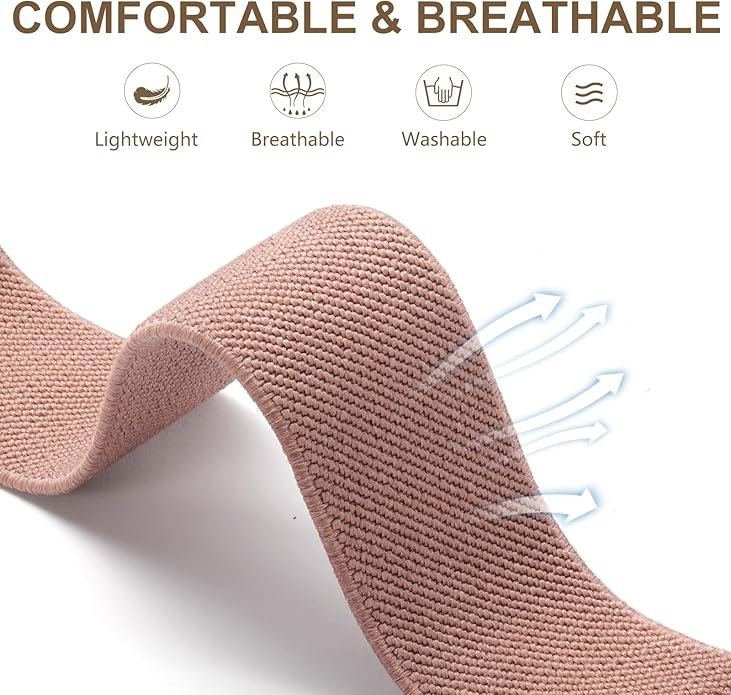 Easuny 5 Pack Stretchy Bands Compatible with Apple Watch 38mm 40mm 41mm 42mm 44mm 45mm 46mm Women, Elastic Fabric Nylon Strap Wristband for iWatch SE 3 2 1 Series 11 10 9 8 7 6 5 4 3 Boho Solo Loop - Image 3
