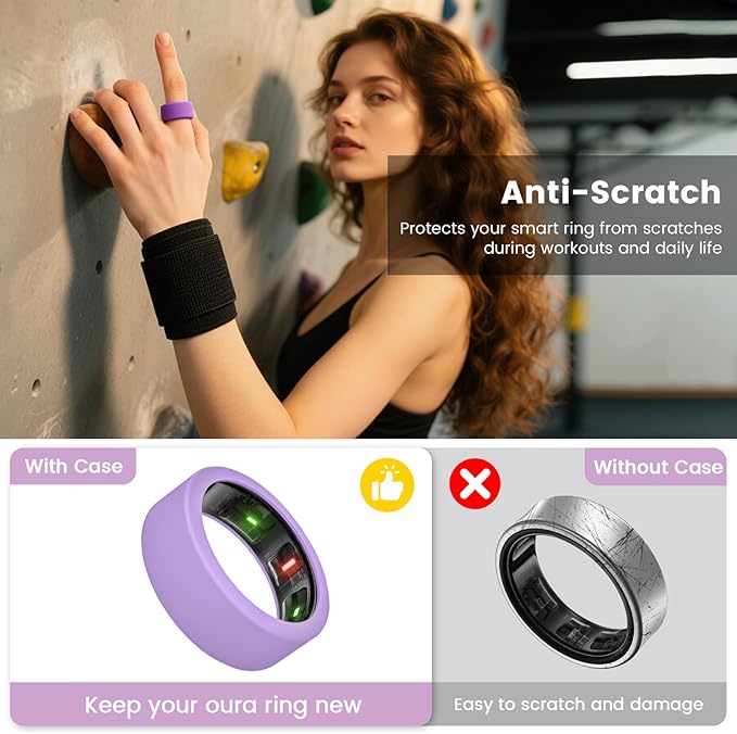 10 Pack Covers Compatible with Oura Ring Gen 4/4 Ceramic/Oura Ring 3 Cover, Ultra-Thin Anti-Scratch Silicone Ring Protector for RingConn Gen 2/Gen 2 Air/ULTRAHUMAN Ring AIR for Women Men - Image 4