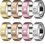 8 Pack Cover Compatible with Oura Ring Gen 4/Oura Ring Gen 3 Horizon/Heritage,Charging Derectly,Matte Texture Wear-Resistant Anti-Scratch TPU Protector for Women Men Working Out Gym(B,Size 12) by Vigamen