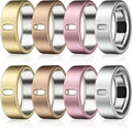 8 Pack Cover Compatible with Oura Ring Gen 4/Oura Ring Gen 3 Horizon/Heritage,Charging Derectly,Matte Texture Wear-Resistant Anti-Scratch TPU Protector for Oura Rings Women Men（B,Size 7 by Vigamen