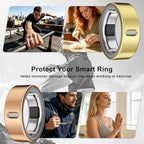 3 Pack Cover Compatible with Oura Ring Gen 4/Oura Ring Gen 3 Horizon/Heritage-Size 6,Support Charging with Cover on,Anti-Scratch TPU Ring Protector for Men Women,Gold+Champagne Gold+Rosegold - Image 6
