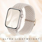8 Pack Braided Stretchy Solo Loop Compatible with Apple Watch Bands for Women 40mm 38mm 41mm 44mm 46mm 45mm 42mm 49mm Men, Adjustable Sport Elastic Strap for iWatch Series 11 10 9 8 7 6 5 4 3 SE Ultra - Image 4