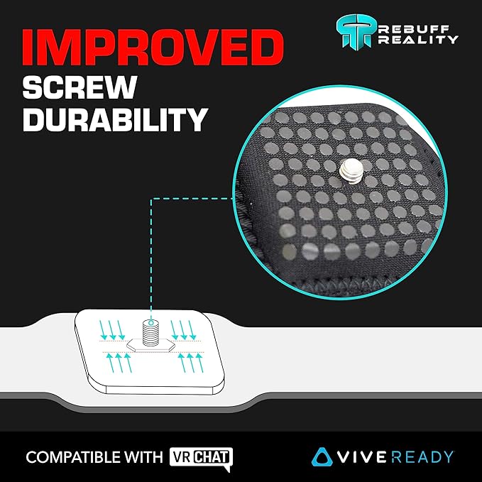 Rebuff Reality Trackstraps for Vive Tracker, VR Full Body Tracking Straps for HTC Vive Tracker 3.0, 2.0, Ultimate & Tundra, VRChat VR Full Body Tracking, Vive Ultimate Tracker Straps - Image 4
