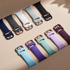Sport Band Compatible with Apple Watch Bands 49mm 46mm 45mm 44mm 42mm 41mm 40mm 38mm, Soft Silicone Replacement Strap with Classic Clasp for iWatch Series 11 10 9 8 7 6 5 4 3 2 1 SE Ultra Women Men - Image 3