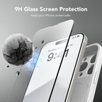 Magnetic for iPhone 14 Pro Max Case, Compatible with MagSafe, [Full Camera Protection][Screen Protector] Silicone Shockproof Protective Phone Case for iPhone 14 Pro Max 6.7", White - Image 4