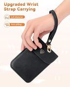 ELECTOP Faraday Bags, 2 Pack Faraday Key Fob Protector with Handle, Car RFID Blocking Bag Car Security Protection, Anti-Theft Fob Case - Image 4