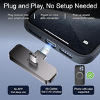 Bulatry 2-Pack Wireless Mini Lavalier Lapel Microphone for iPhone,Android Phone(2 in 1) - 65ft Cordless Clip on Dual Mics with Noise Reduction 6H Working Time for Video Recording Vlogging, YouTube - Image 3