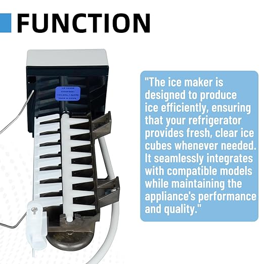 5303918493 Refrigerator Ice Maker Compatible with Frigidaire Electrolux Kenmore Crosley Replaces 241798219 1794546 AP4587866 PS3409466 EAP3409466 - Image 3