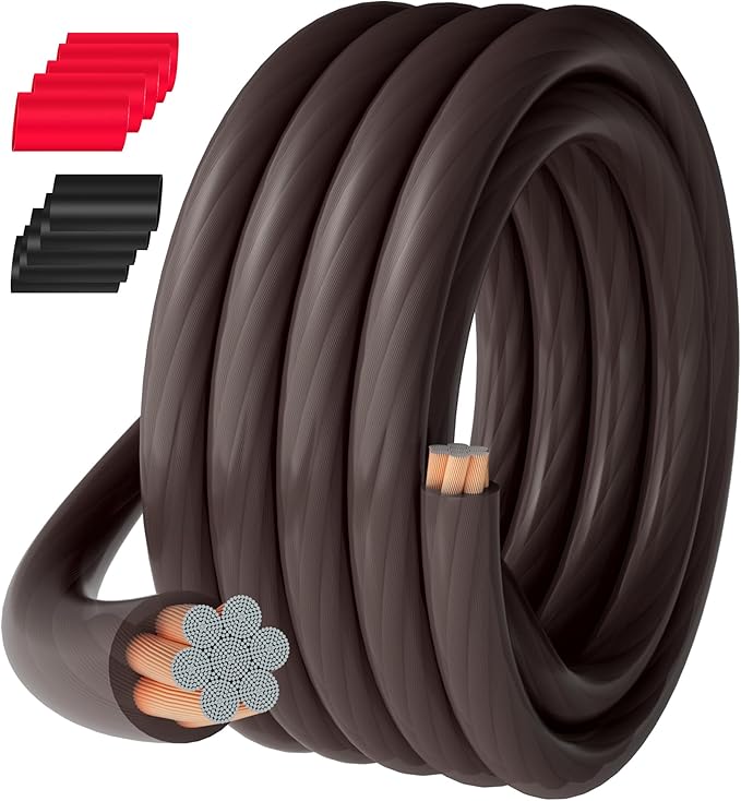 0 Gauge AWG Wire Cable 15 Ft Black, High Power Automotive Ground Primary Wire,Soft CCA Welding Battery Electrical Jumper Wire for DIY Car Audio Amp Speaker Solar Marine Generator RV Trailer Inverter by HiFindCable